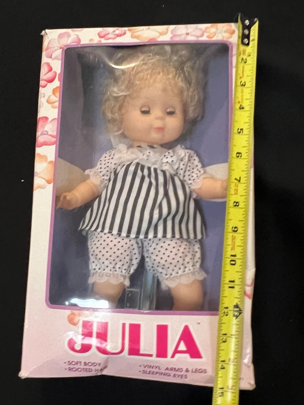 Vintage Cititoy Julia Doll, original box, rooted hair, never been out of the box